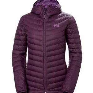 Helly Hansen Verglas Goose Down Hooded Jacket 700 Fill Power Purple XL Amethyst